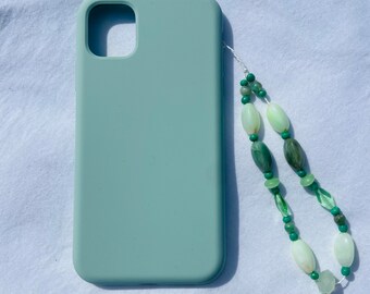 Handmade Beaded Phone Charm: Upcycled Summer Accessory
