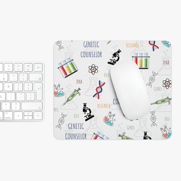 Genetic Counselor Mouse Pad, genetics mouse pad, DNA RNA week gift, genetics counselor appreciation week gift