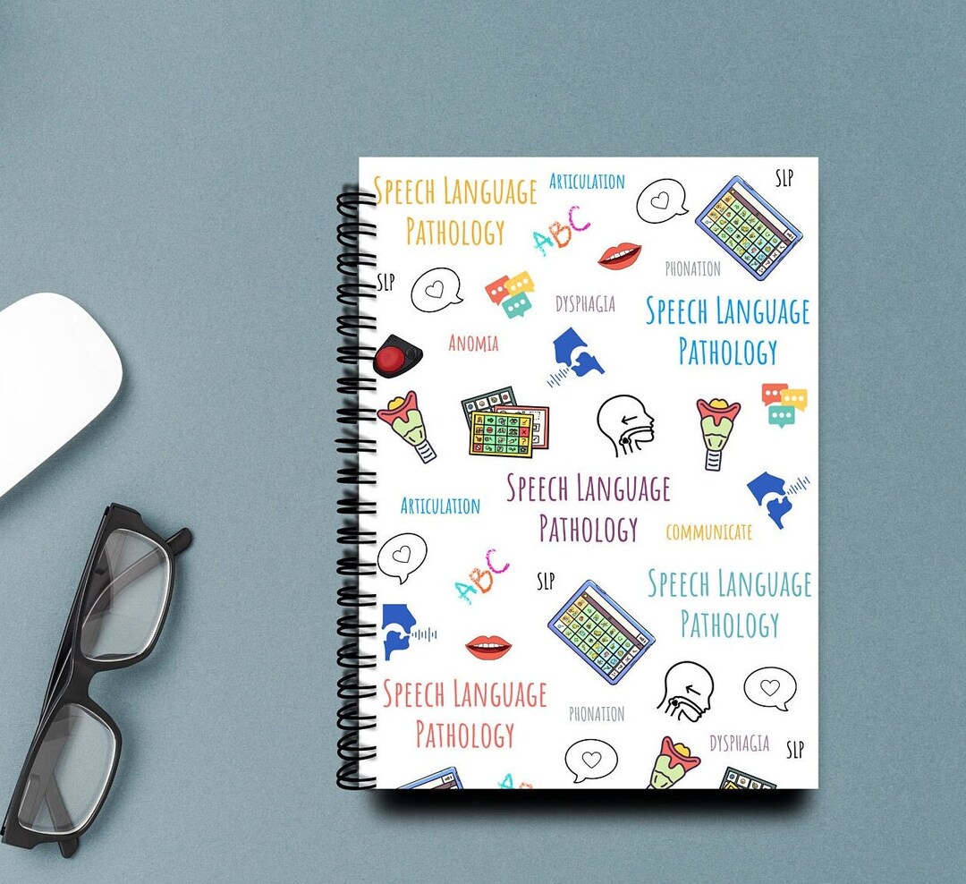 Language Notes Notebook Speech Language Pathology Notes Notebook Ruled Lines Slp Placement ...