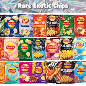 Rare Exotic Chips | Lays Cheetos Doritos | Asia Exclusive Snack Flavors | China Japan Korea Thailand