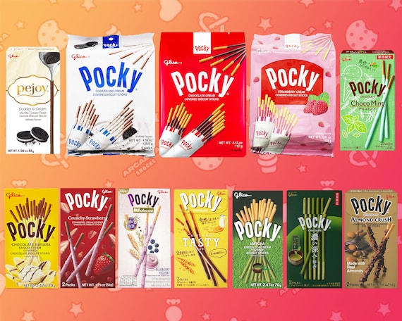 Pocky Pejoy Japanese Chocolate Covered Cookies Biscuit Asian