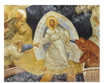 Adam & Eve Resurrection Puzzle (120, 252, 500 pezzi), regalo cristiano, regalo cattolico, estetico, tradizionale, domenica di Pasqua, adulti, bambini