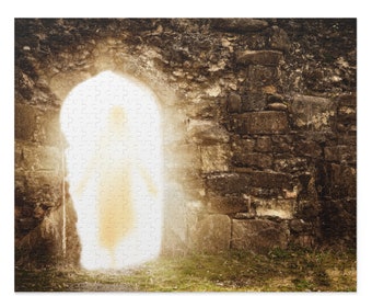 Glorioso Puzzle della Resurrezione (120, 252, 500 pezzi), Regalo cristiano, Regalo cattolico, Estetico, Tradizionale, Domenica di Pasqua, Adulti, Bambini