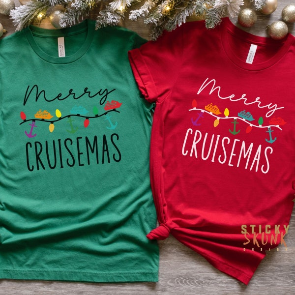 Merry Cruisemas Family Cruise Christmas Shirt Cruisin Crew Matching Squad Vacation Outfit Custom Trip Tshirt Toddler Merrytime Holiday 2023