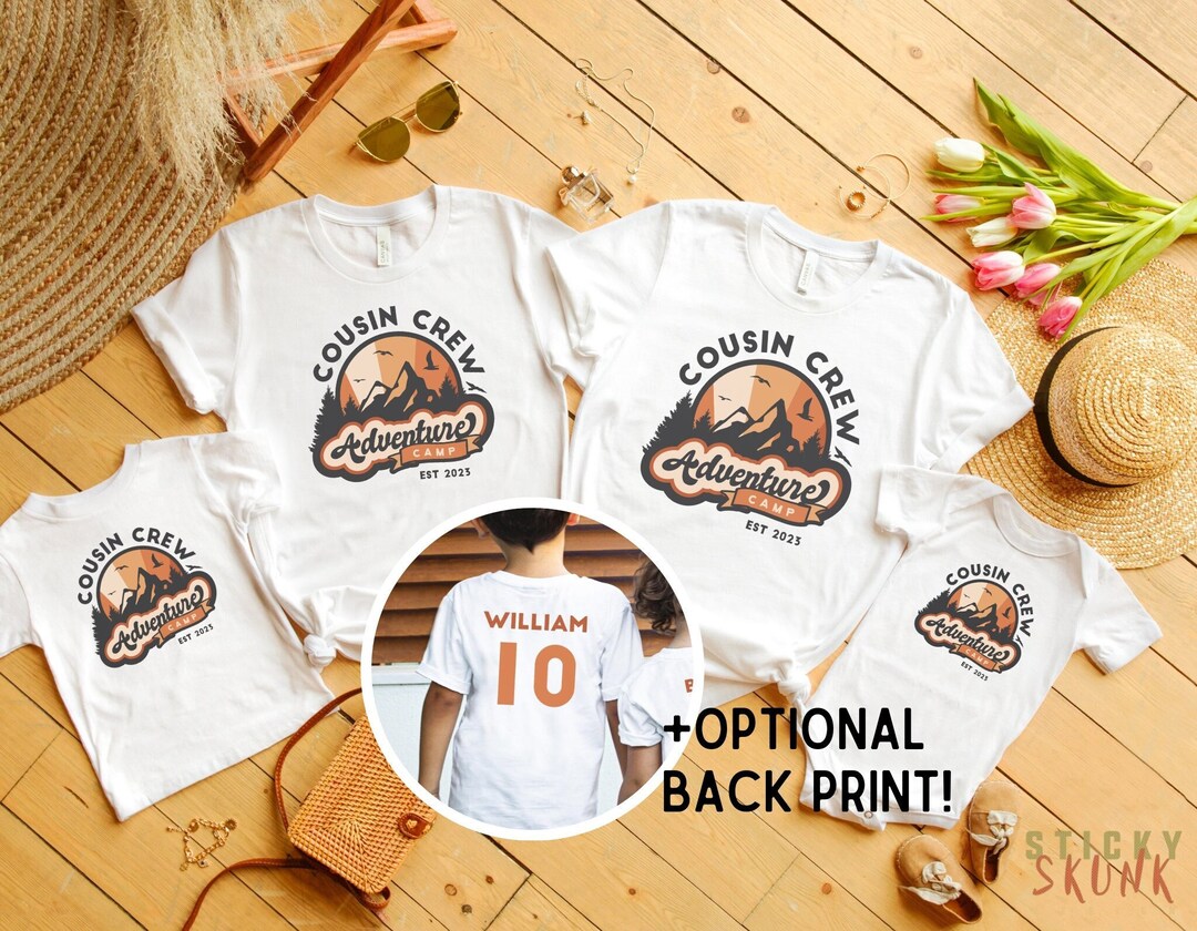 Cousin Camp Tshirts Matching Cousin Vacation Shirts Cousins Camping