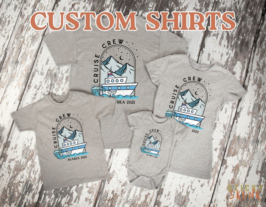 CUSTOM Alaska Cruise Shirt Matching Family Trip Tshirt Cousin Crew ...