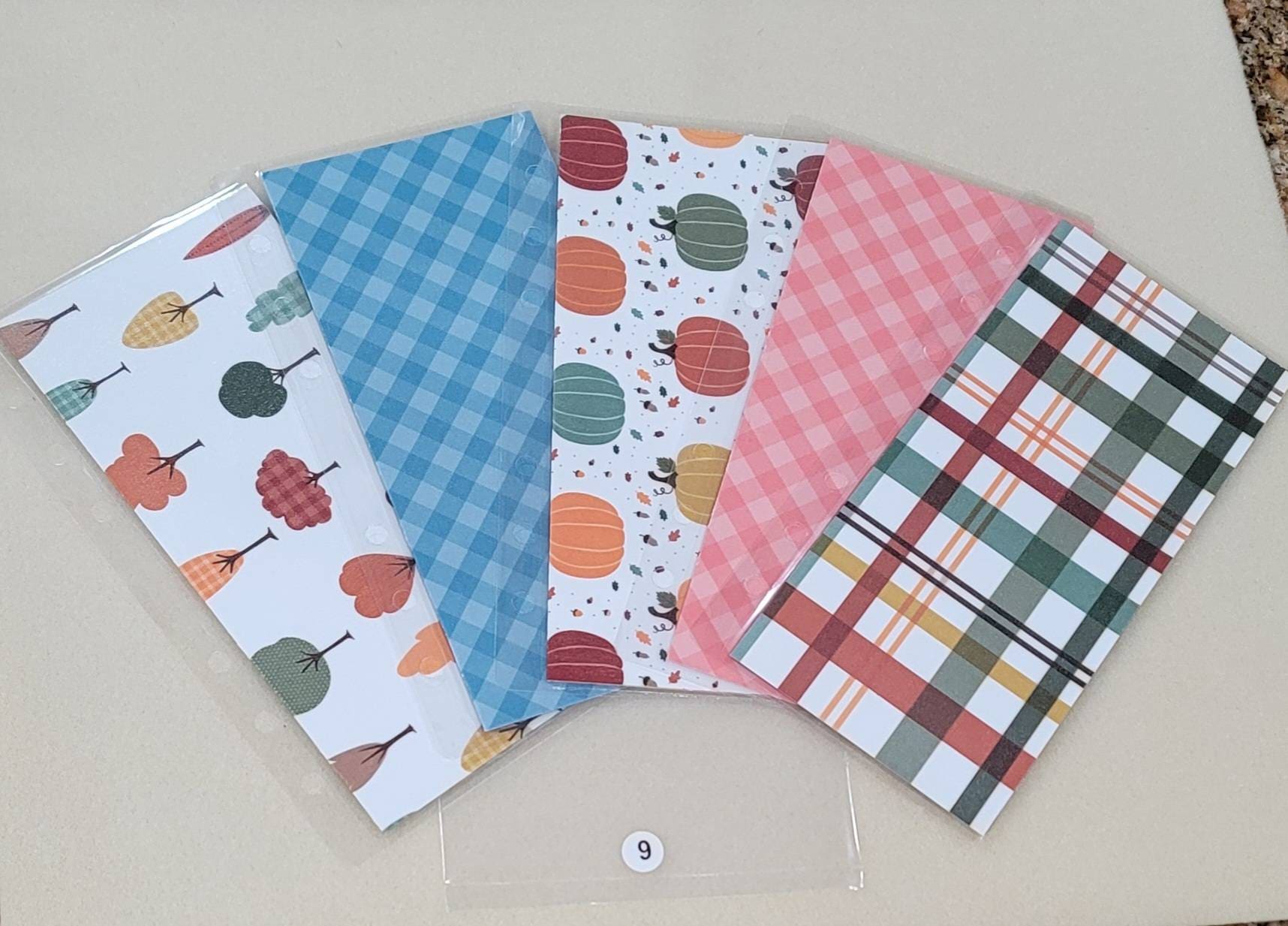 Cash Stuffing Laminated Envelope Inserts for A6 Binder. Sold in Sets of ...