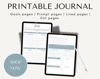 Printable Mental Health Journal: Anxiety & Self-Care (PDF)