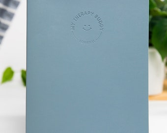 Mental Health Therapy Journal - Anxiety Journal - Depression Journal - Self Care Journal - Mindful Journal - Gift for Best Friend in Therapy