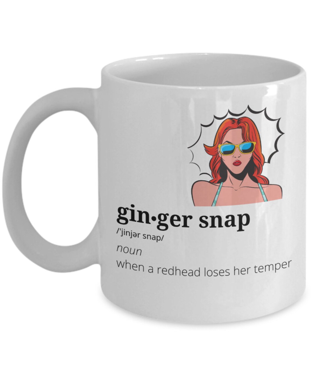 Ginger Snap Definition Gift Mug for Redheads 11oz Etsy
