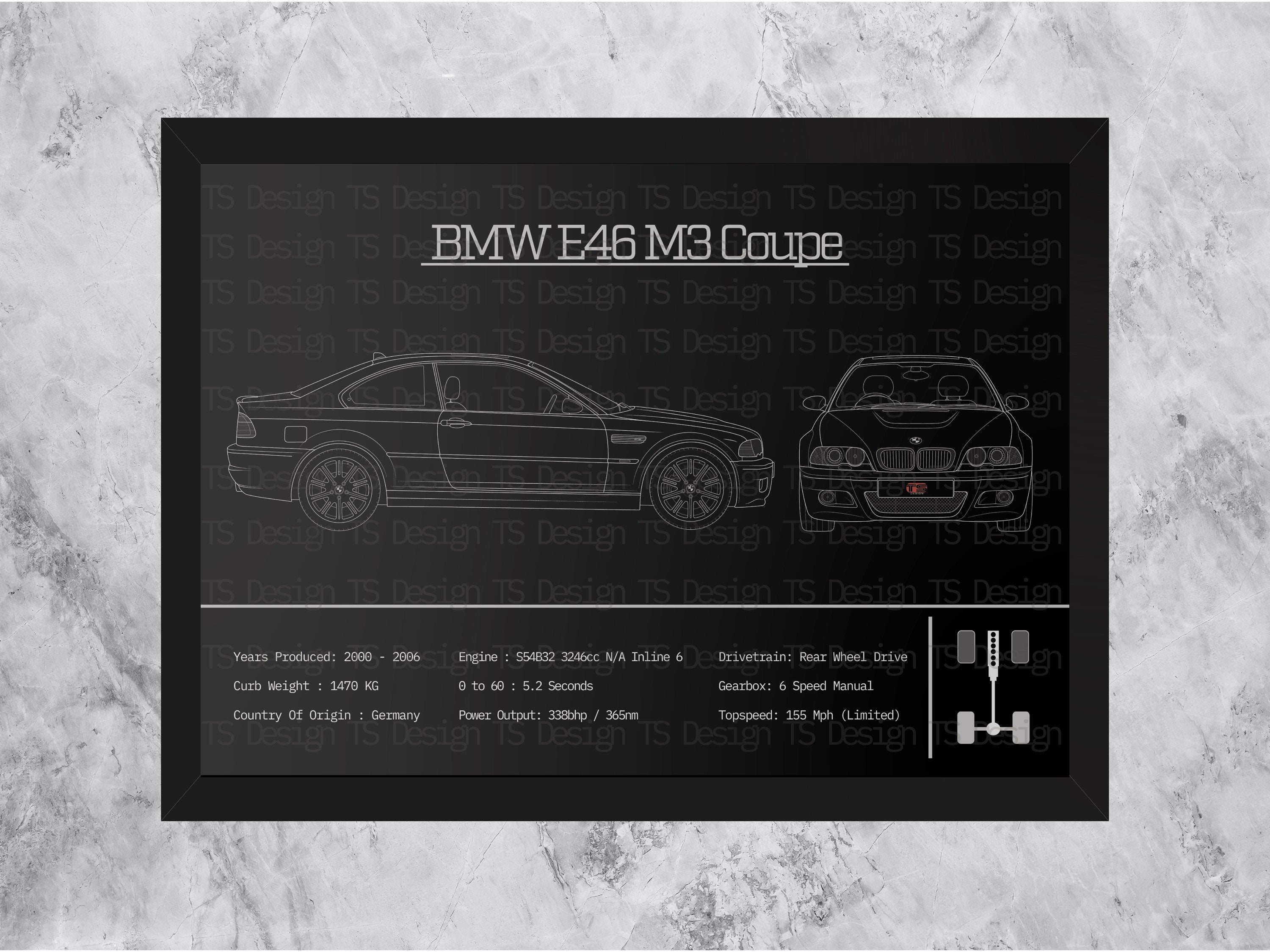 L'art de l'automobile  BMW M3 E46 Cabriolet *manual*