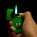 Keroppi Green Flame Refillable Butane Torch Lighter ~ Cute Smoking Supplies 