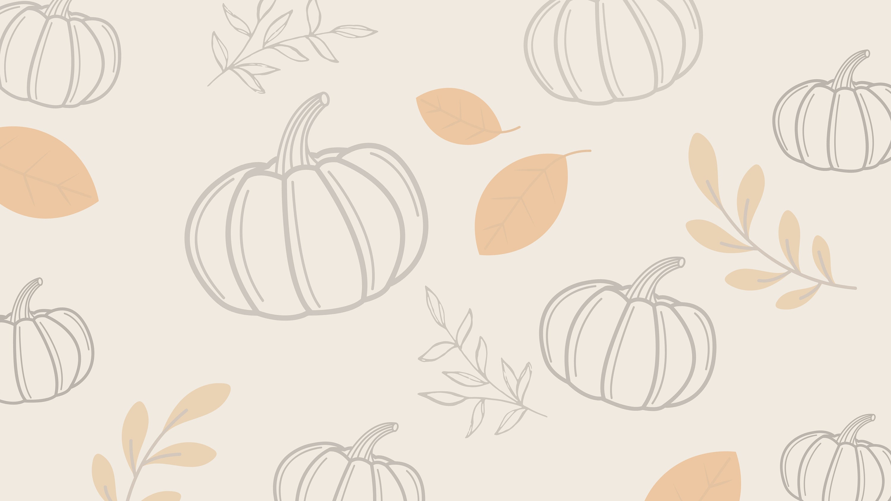 Neutral Fall Desktop Wallpaper Digital Wallpaper Autumn Background