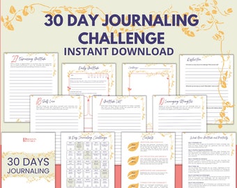 30 Tage Journaling Challenge, 30 Tage Challenge, Journaling Challenge, Journaling, 30 Tage Journal
