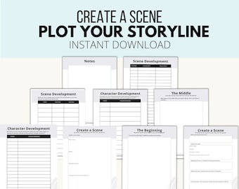 Een scènesjabloon maken, een scènesjabloon uitzetten, een scènetijdlijnsjabloon ontwikkelen, een sjabloon schrijven,