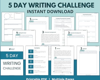 5 Tage Schreib-Challenge - Schreib-Challenge, Challenge für Autoren, Writer's Challenge, neue Autoren-Schreibübungen