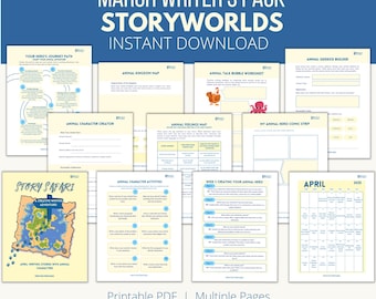 Story Safari Workbook, Creative Writing Challenge, Animal Writing Pack, Writing Stories with Animal Characters, Writing Worksheets