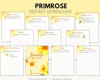 Primrose Creative Writing Journey, Nature-Themed Story Prompts (Printable PDF)