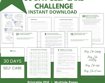 30 Tage Selbstfürsorge Herausforderung, 30 Tage Challenge, Selbstfürsorge