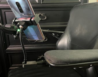 Support de téléphone pour fauteuil roulant Permobil (modèles