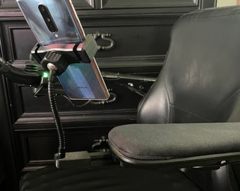 Powerchair Phone Holder For Permobil Armrest