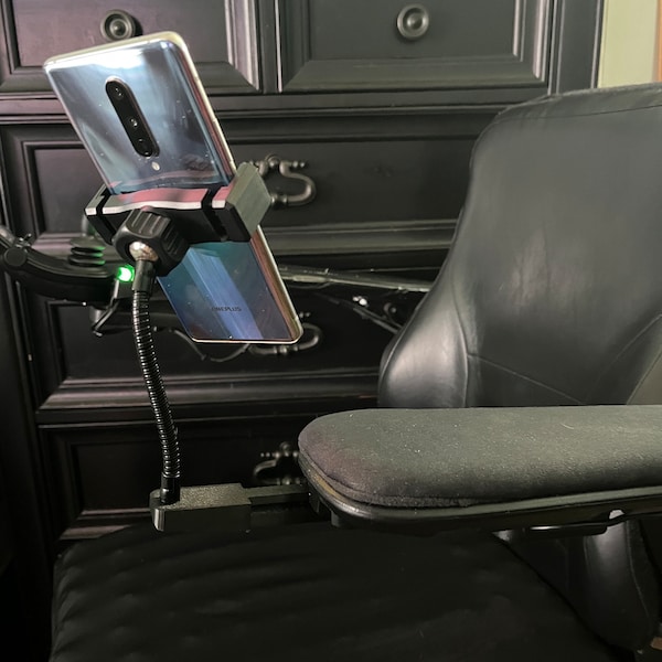 Armrest Phone Holder For Permobil Power Wheelchair