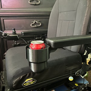 Cup Holder for Quantum Power Chairs with Tru-Balance Seating image 6