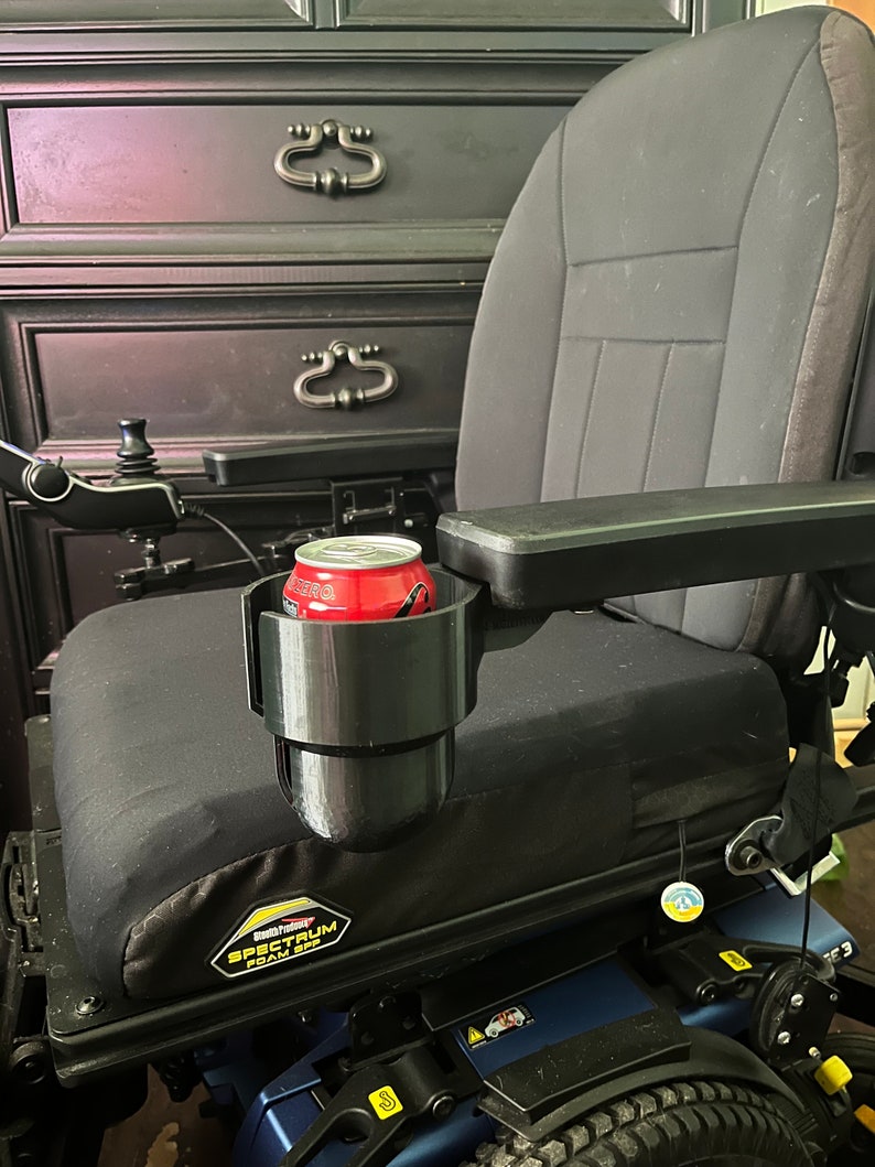 Cup Holder for Quantum Power Chairs with Tru-Balance Seating image 6