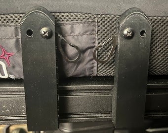 Replacement Saddle Bag Brackets With Bag Clips For Permobil and Quantum Powerchairs