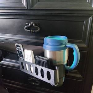 Cup Holder + Phone Basket Set Designed for Permobil Power Wheelchairs