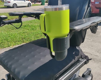 Cup Holder Designed for Permobil Power Wheelchairs