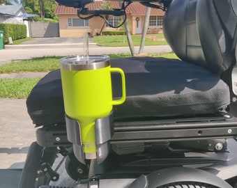 Side Seat Cup Holder Designed for Permobil Power Wheelchairs