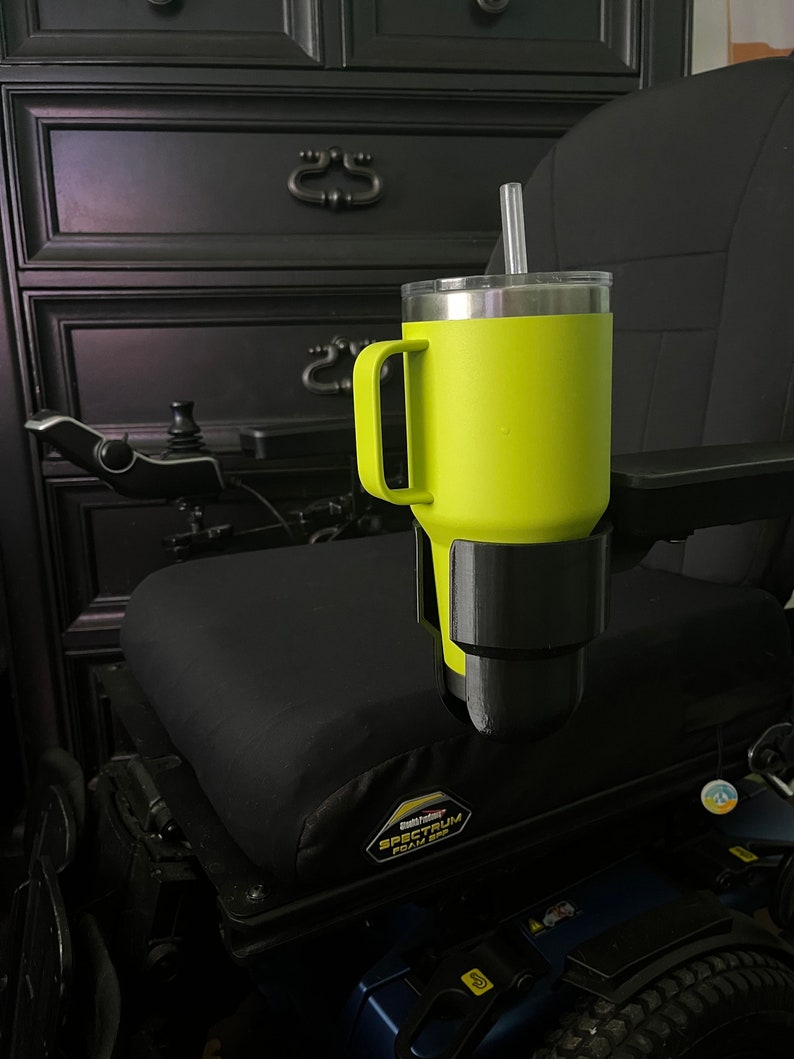 Cup Holder for Quantum Power Chairs with Tru-Balance Seating image 2