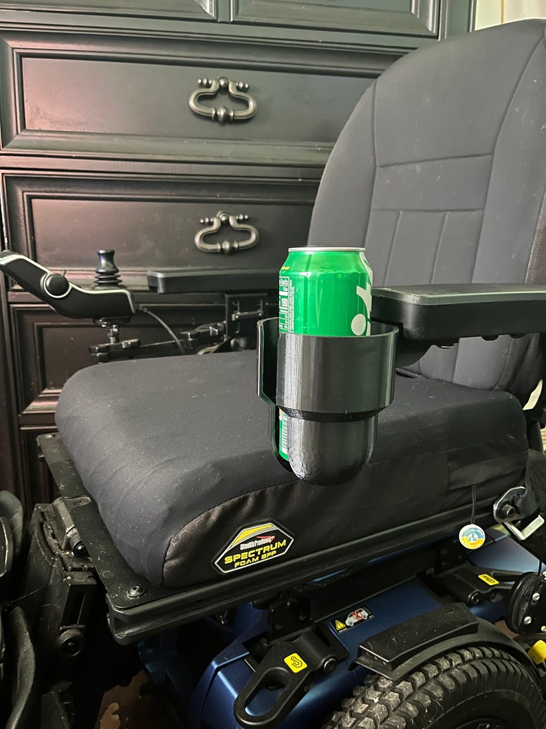 Cup Holder for Quantum Power Chairs with Tru-Balance Seating image 1