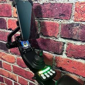 Phone Holder Designed For Permobil and Quickie R-NET Joystick (Models: PJSM, CJSM2) Powerchair