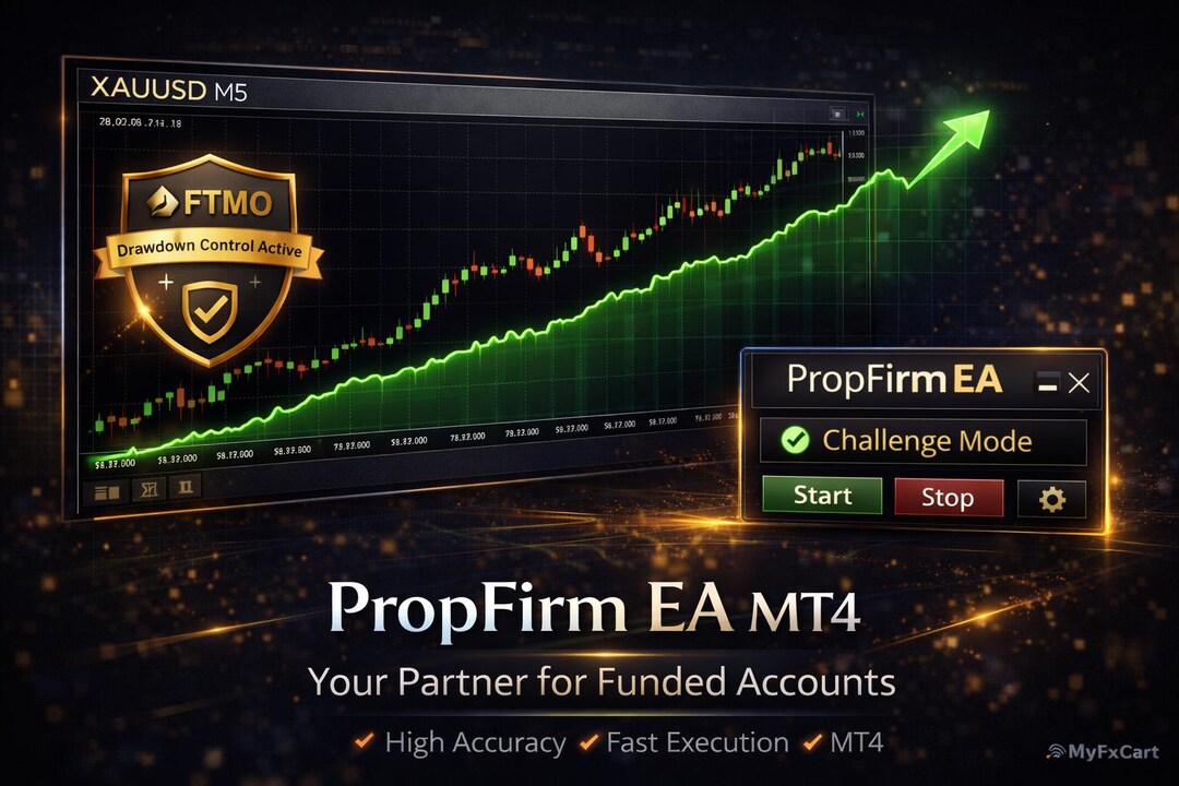 Propfirm EA MT4 | Automated Gold Trading Robot for Challenges (XAUUSD ...