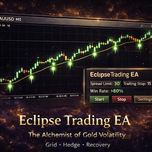 Eclipse Trading EA MT4 | Price Action Scalping Robot | Multi-Currency & Gold Forex Bot | Fixed Version