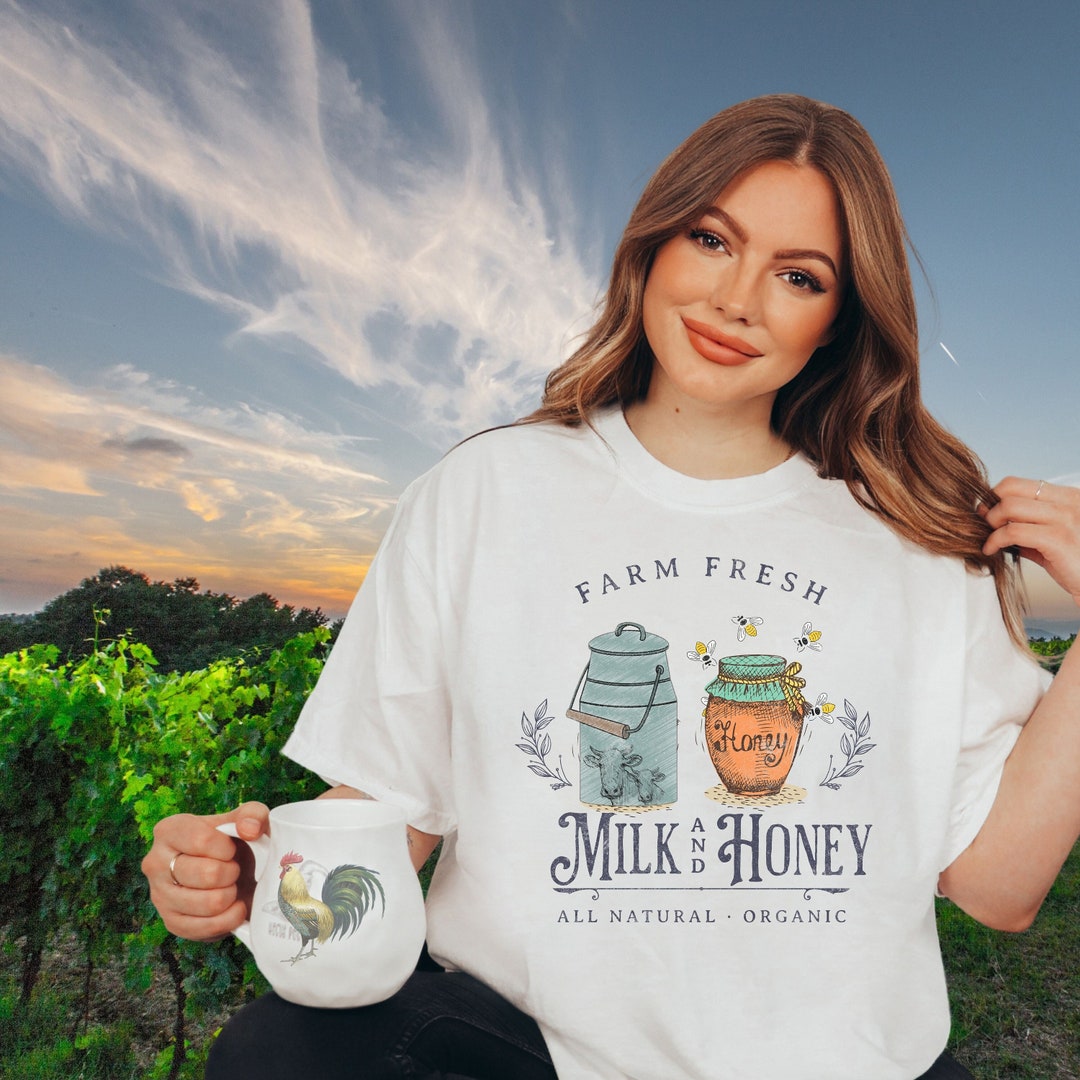 Homestead Farm Tshirt for Organic Honey Farm Fresh Milk and Etsy