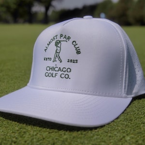 Chicago Golf Hat - Hat for Chicago Golf Lovers - Chicago Golf Gift - Lifestyle hat for Golfers - Gift for Golfers in Chicago - Golf Hat