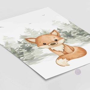 Woodland Animals Nursery Decor, Printable Nursery Wall Art, Forest ...