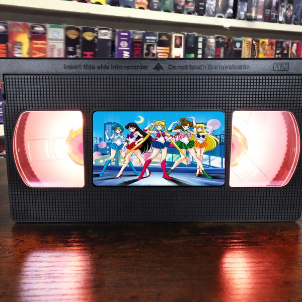 Sailor Moon VHS Lamp + Remote