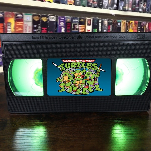 Teenage Mutant Ninja Turtles (Turtles In A Half Shell) VHS Lamp + Remote