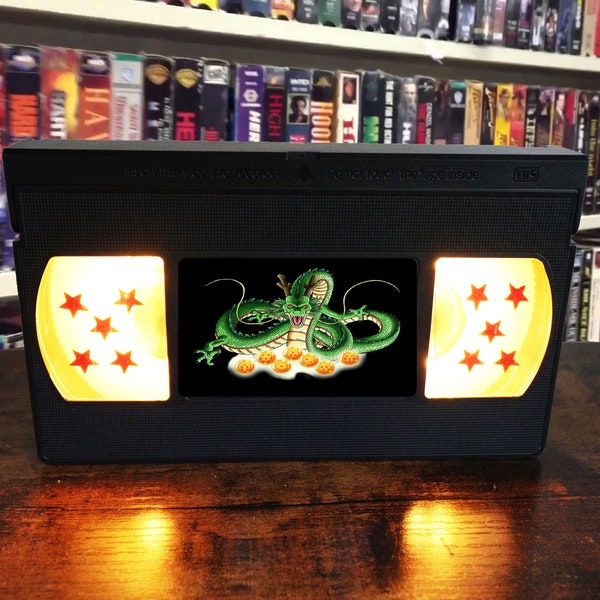 Dragon Ball (Shenron) VHS Lamp w/ Dragon Ball Stars + Remote