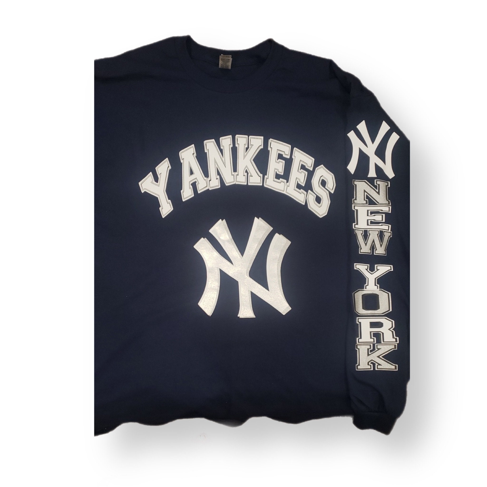 Custom Name And Number Striped Style New York Yankees Baseball Hawaiian  Shirt