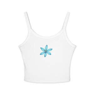 Floral Spaghetti Strap Tank Top: Women&#39;s Summer Fashion