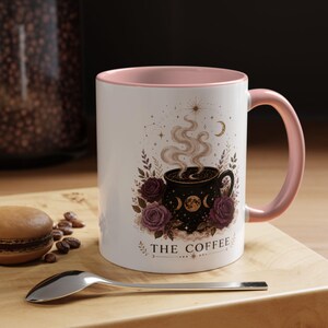 De koffiemok, heksenkoffiemok, mok met hemelse ketel, gotisch cadeau voor koffieliefhebbers, mok met maanfase, wolkenmagiër, 11oz, 15oz, 20oz afbeelding 10