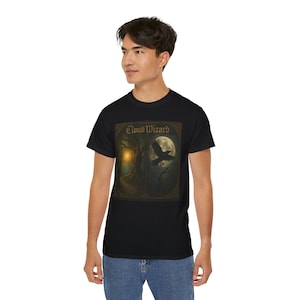 Maglietta musicale Cloud Wizard: maglietta fantasy unisex