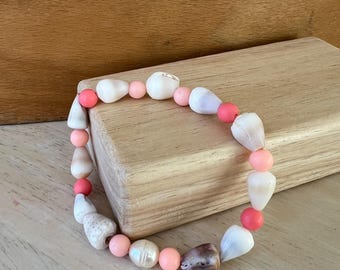 Seashell Friendship ANKLET - Besties with the Ocean - Small Cone Shells - “Surfer Girl”