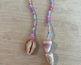 Seashell Beaded Bookmark - Free Dive