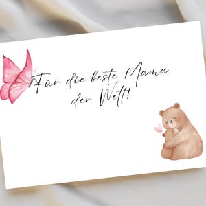 Loving Mother&#39;s Day card – postcard as a gift for mom on Mother&#39;s Day | Greeting card with heart for Mother&#39;s Day greetings